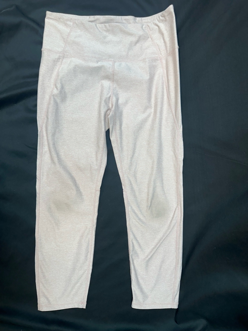 Varley Light Pink High-Waist Leggings L